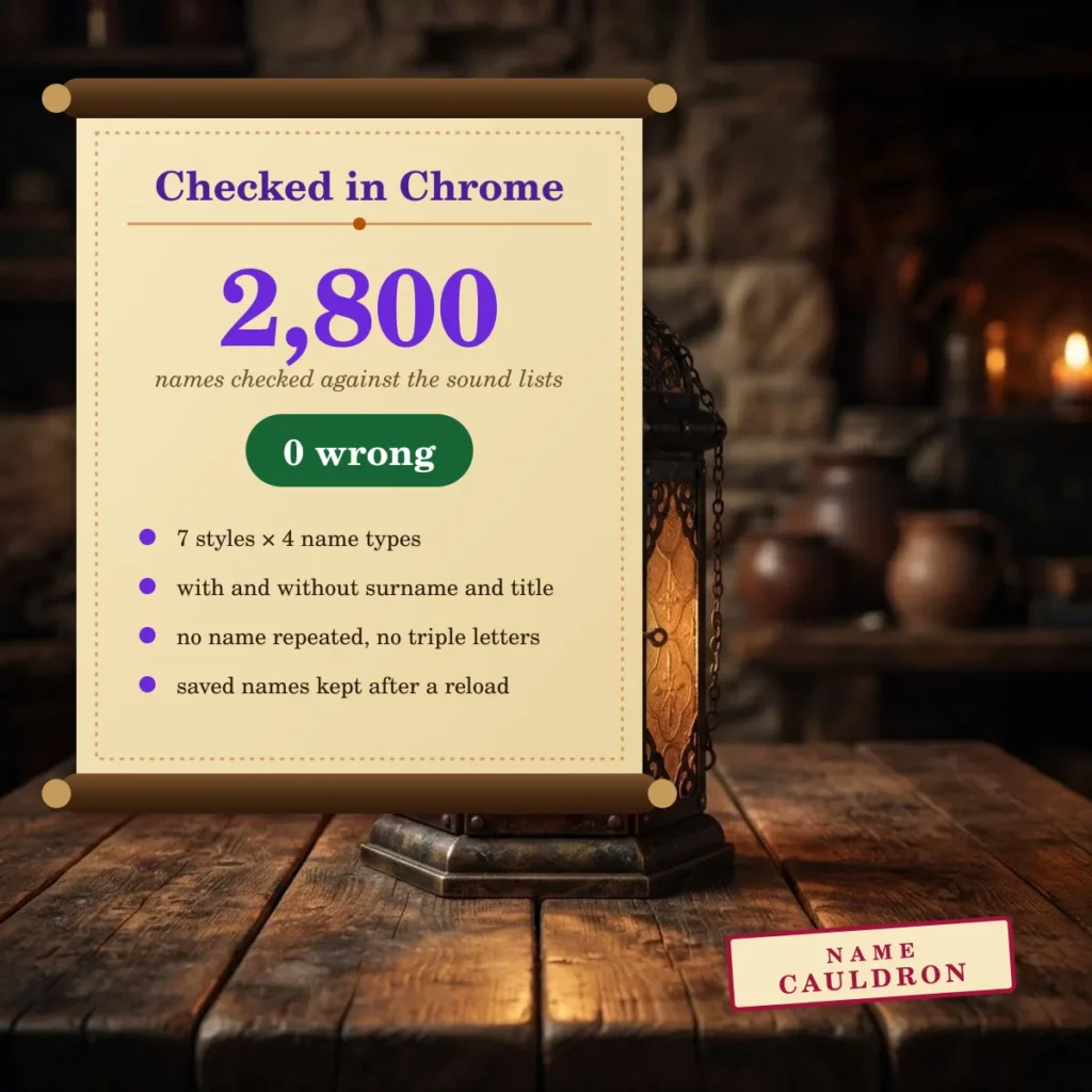Fantasy Name Generator: 7 Styles, Free Names (2026)